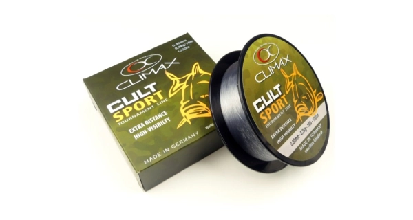 CLIMAX - Vlasec Cult Carp Sport Mono Sivý 0,30 mm 8,3 kg 1000 m