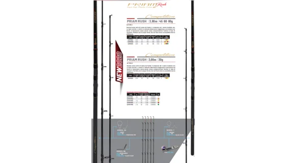 COLMIC - Prút Priam Rush Special Carp 2-S 3 m 30 g