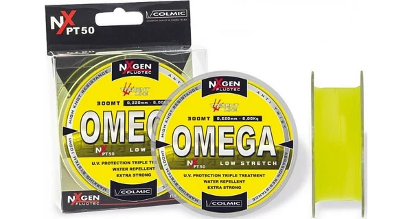 COLMIC - Vlasec Omega Fluo žltý 300 m 0,20 mm