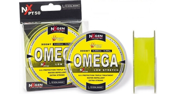 COLMIC - Vlasec Omega Fluo žltý 300 m 0,30 mm