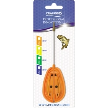 CRALUSSO - Košík + plniaca forma Rocket Method oranžový 50 g