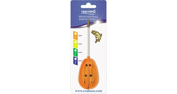 CRALUSSO - Košík + plniaca forma Rocket Method oranžový 50 g