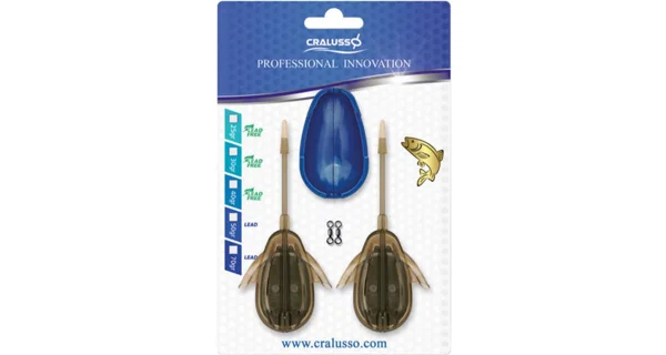 CRALUSSO - Krmítko Method Double Chance 50 g 2+1