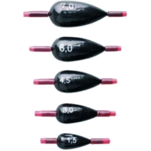 CRALUSSO - Olovo v tvare slzy Drop Lead 4 g 5 ks