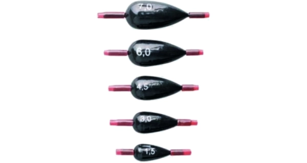 CRALUSSO - Olovo v tvare slzy Drop Lead 5 g 5 ks