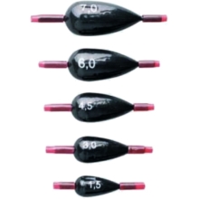 CRALUSSO - Olovo v tvare slzy Drop Lead 6 g 5 ks