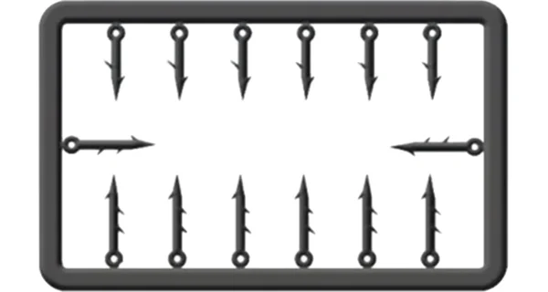 CRALUSSO - Plastové zarážky na nástrahy veľ. M 10-13 mm