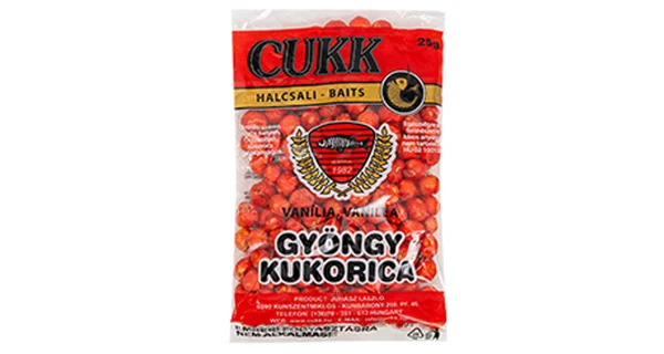 CUKK - Fúkaná kukurica Veľká Červená 25 g Vanilka