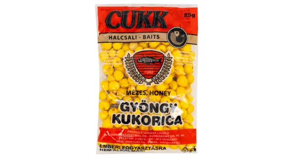 CUKK - Fúkaná kukurica Veľká Žltá 25 g Med