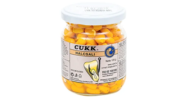 CUKK - Kukurica bez nálevu Svetlo oranžová 125 g Broskyňa