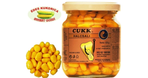 CUKK - Kukurica bez nálevu Žltá Sladká kukurica 125 g