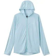 DAIWA - Funkčné Tričko Hoodie Rash Guard Full Zip Iceblue UPF40 veľ. M