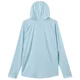 DAIWA - Funkčné Tričko Hoodie Rash Guard Full Zip Iceblue UPF40 veľ. XL