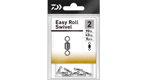 DAIWA - Obratlík Easy Roll Swivel veľ. 8 19 kg 8 ks