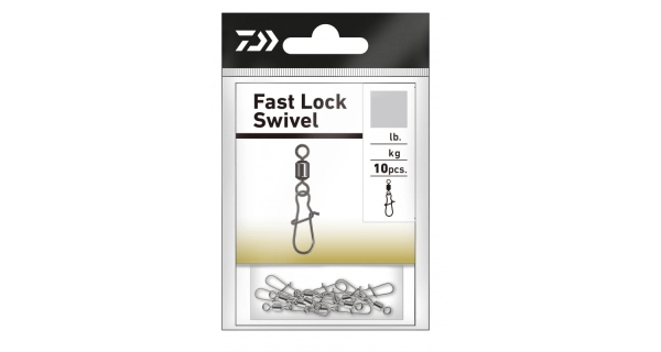 DAIWA - Obratlík Fast Lock Swivel veľ. 10