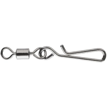 DAIWA - Otvorená karabínka s obratlíkom Fast Attach Snap veľ. L 22 kg