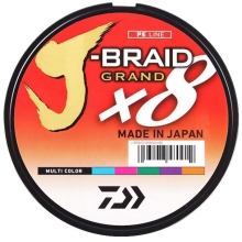 DAIWA - Pletená šnúra J-Braid Grand X8 Multi Color 0,10 mm 150 m