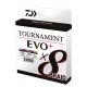 DAIWA - Pletená šnúra Tournament X8 Braid Evo + Multi-Color 0,16 mm 12,20 kg 300 m