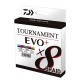 DAIWA - Pletená šnúra Tournament X8 Braid Evo + Multi-Color 0,20 mm 18 kg 300 m