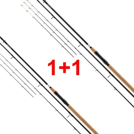 DAIWA - SET 2 x Prút Ninja X Feeder 3,3 m 120 g 3 diely