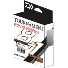DAIWA - Splietaná šnúra Tournament Sinking Feeder Braid Steel Grey 8+1 0,14 mm 135 m