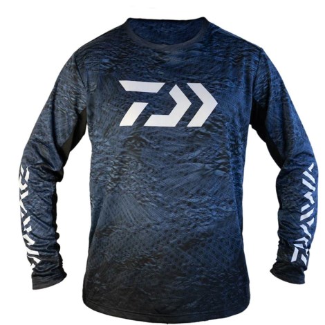 DAIWA - Tričko D-VEC Sun-Protection LS-Shirt Navy veľ. 2XL