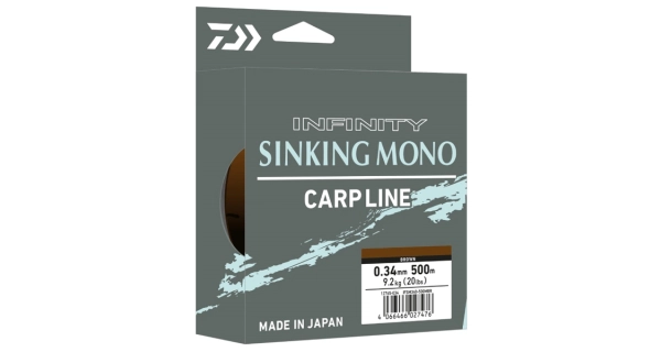 DAIWA - Vlasec Infinity Sinking Mono Brown 0,30 mm 6,90 kg 500 m