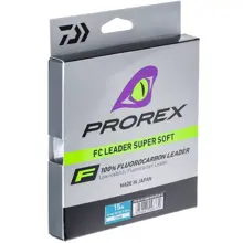 DAIWA - Vlasec Prorex Fluocarbon Naväzcový Clear 0,80 mm 29,2 kg 15 m