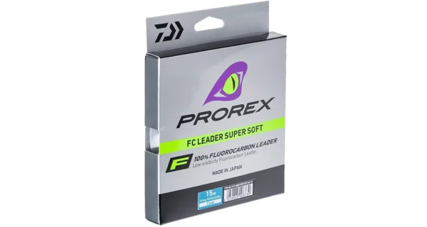 DAIWA - Vlasec Prorex Fluocarbon Naväzcový Clear 0,80 mm 29,2 kg 15 m