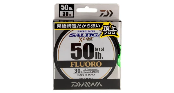 DAIWA - Vlasec Saltiga X'Link Fluorocarbon Leader 0,64 mm 22,7 kg 30 m