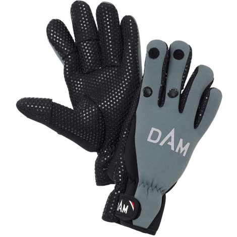 DAM - Rukavice Neoprene Fighter Glove Black Grey veľ. L