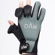 DAM - Rukavice Neoprene Fighter Glove Black Grey veľ. L