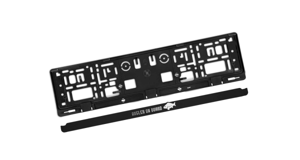 DELPHIN - 3D držiak ŠPZ ANGLER ON BOARD 2 ks