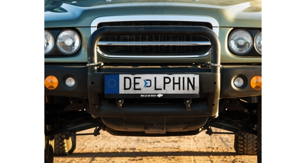 DELPHIN - 3D držiak ŠPZ ANGLER ON BOARD 2 ks