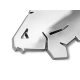 DELPHIN - 3D nálepka Carp Chróm