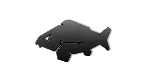 DELPHIN - 3D nálepka Carp Čierna