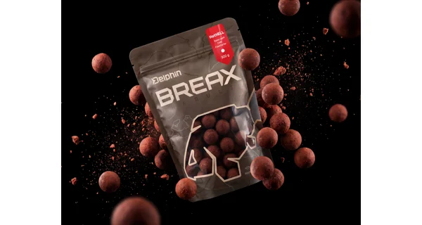 DELPHIN - Boilies BreaX HotHELL 24 mm 300 g Robin red Chilli Fr.Klobása