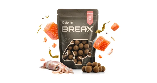 DELPHIN - Boilies BreaX SeaKER 20 mm 300 g Líheň Losos