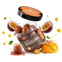 DELPHIN - Boilies v dipe BreaX PassionKRILL Krill Mango 20 mm 200 ml
