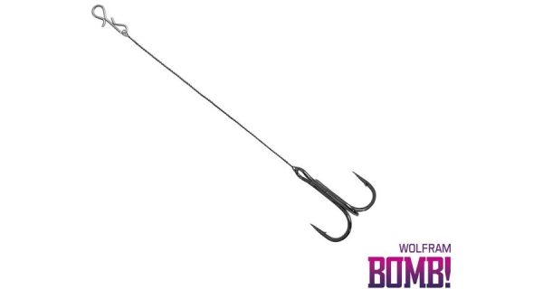 DELPHIN - Bomb! Náväzce Twisto Rigs Volfrám 3 ks veľ. 4, 10 cm
