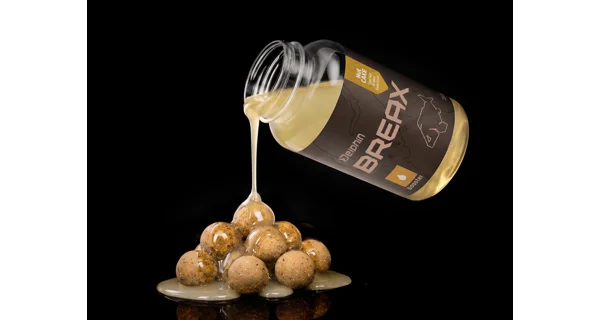 DELPHIN - Booster BreaX NutCAKE tigrí orech Scopex Kukurica 250 ml