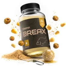 DELPHIN - Booster BreaX NutCAKE tigrí orech Scopex Kukurica 250 ml