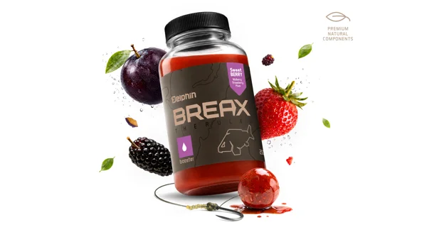 DELPHIN - Booster BreaX SweetBERRY Moruša Jahoda Slivka 250 ml