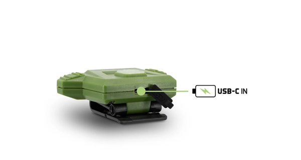 DELPHIN - Čelovka Razor USB UC