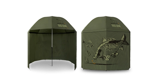 DELPHIN - Dáždnik s bočnicou BigOne Carp 250 cm