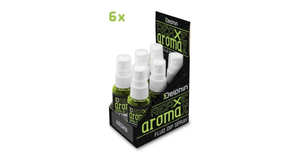 DELPHIN - Dipovací sprej AromaX Cesnak Butyric 30 ml Fluo zelená
