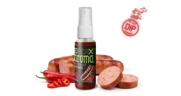 DELPHIN - Dipovací sprej AromaX Frankfurtská klobása Chilli 30 ml Červená