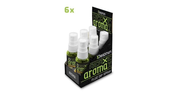 DELPHIN - Dipovací sprej AromaX Kukurica ananás 30 ml Fluo zelená