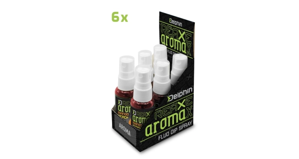 DELPHIN - Dipovací sprej AromaX Mango broskyňa 30 ml Červená