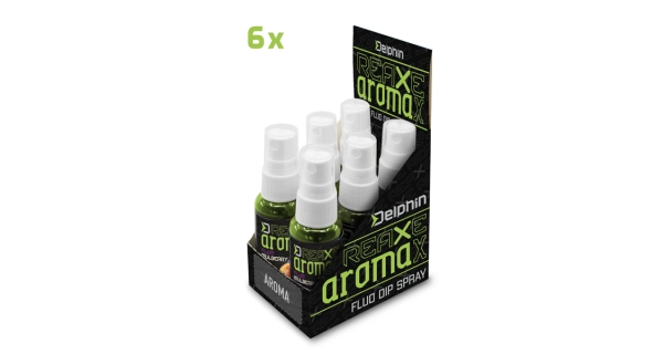 DELPHIN - Dipovací sprej AromaX Slivka Moruša 30 ml Fluo zelená